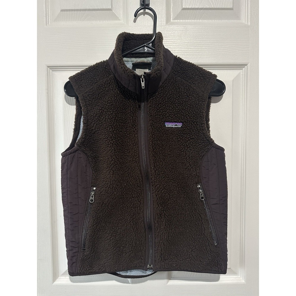 Patagonia Retro X Vest Alpaca Brown Fleece Full Zip Women's Small
